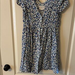 Ralph Lauren Blue Floral Women mini Dress